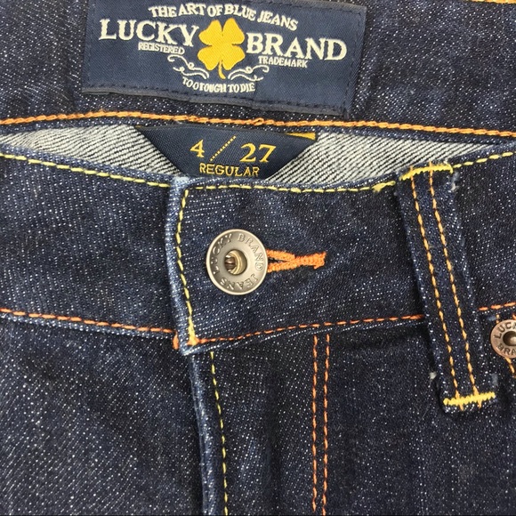 Lucky🍀Brand Lola Skinny Jeans Full-Length Dark Wash NEW Size 4/27 - Picture 6 of 14